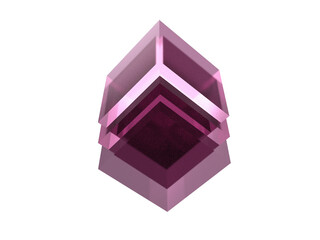 amethyst isolated on white background