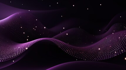 Purple Abstract Wavy Background