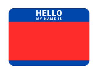 Graffiti tag background. Hello, my name is. Sticker your name tag. Street art graffiti for background.