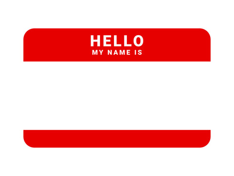 Graffiti tag background. Hello, my name is. Sticker your name tag. Street art graffiti for background.