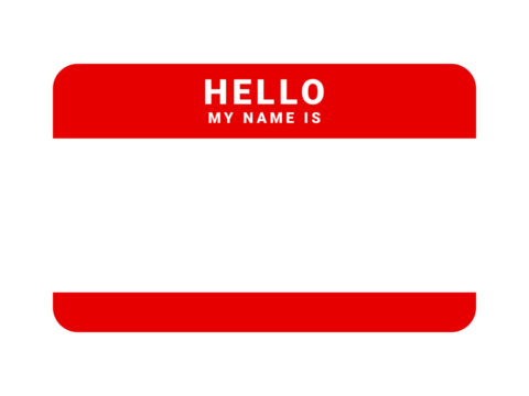 Graffiti tag background. Hello, my name is. Sticker your name tag. Street art graffiti for background.