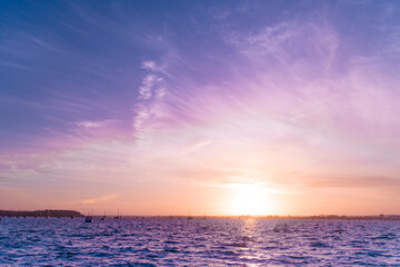 Obraz premium sunset over the sea