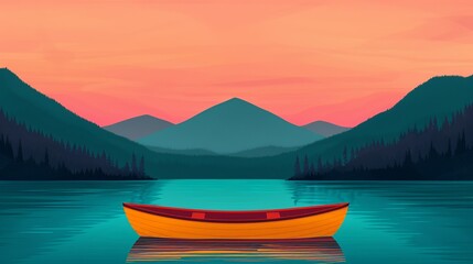 Obraz premium Capture the spirit of family adventure with illustrations of outdoor expeditions, wildlife encounters, and nature hikes that foster discovery and bonding. Clean and Clear Color, Realistic Photo, ,