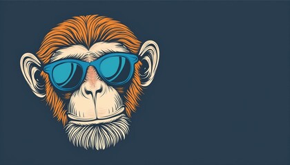 Fototapeta premium portrait of a monkey