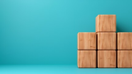 Obraz premium Dive into the world of business success with abstract images that depict determination, ambition, and strategic planning in compelling visual narratives. Clean and Clear Color, Realistic Photo, ,