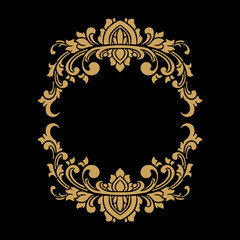 Luxury frame Ornament wedding decoration