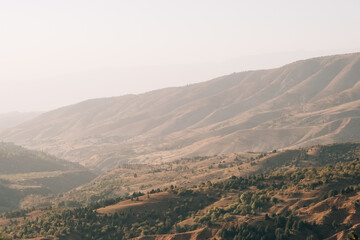 Obraz premium Chimgan mountains near Tashkent city, Uzbekistan