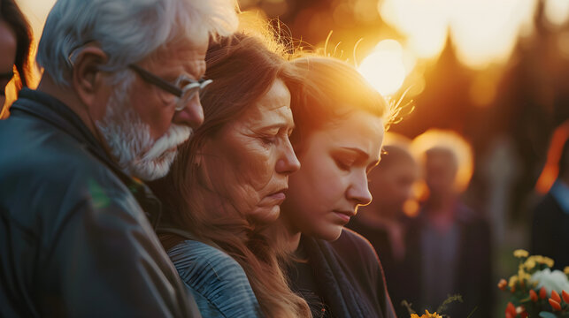 Despedida ao Ar Livre: &Uacute;ltimo Adeus em Fam&iacute;lia no Cemit&eacute;rio


