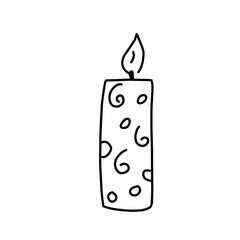 Doodle candles