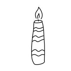 Doodle candles