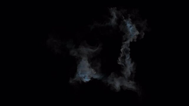 Blue Shockwave Explosion VFX Overlay with Alpha Channel 22