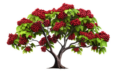 Obraz premium tree with red berries