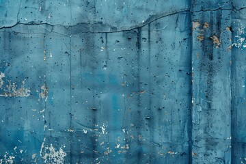 Obraz premium Blue textured concrete background created with Generative AI