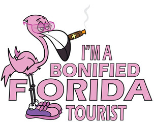 Pink Flamingo on Vacation