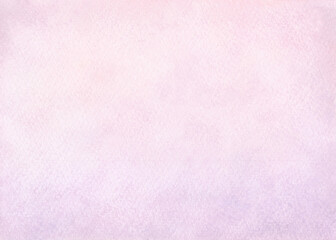Light pale pink lilac watercolor abstract design background with text, hand-drawn. A decorative element for a banner, decoration, holiday, business card. The texture of the paper. The color gradient 