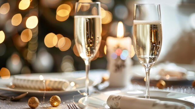 Elegant 21St Birthday Table Setting