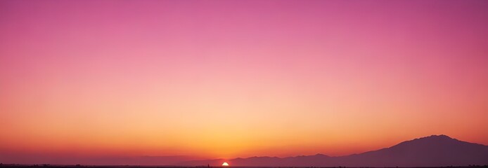 Landscape. Pink, yellow and orange, template empty space. Color gradient rough abstract background shine bright light and glow template empty space , grainy noise.
