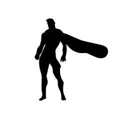 super hero silhouette