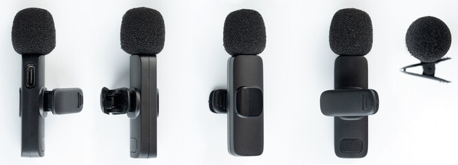 Different view of wireless microphone
