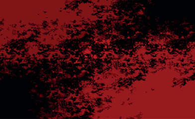 red ink splat background