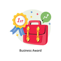 Business Award concepts style illustration. EPS 10 File