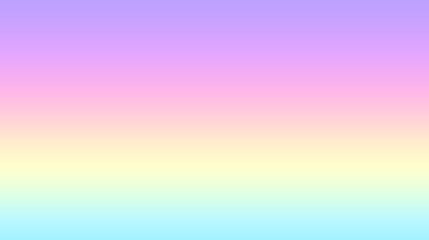 Obraz premium A beautiful pastel gradient background with soft transitions between purple, pink, yellow, and blue hues, perfect for design projects.