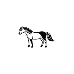 horse illustration horse, animal, vector, stallion, illustration, farm, running, silhouette, mammal, equestrian, cartoon, black, pony, mane, wild, run, nature, 