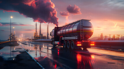 Le sang de l'industrie : Un voyage en camion-citerne sur l'autoroute du ravitaillement
