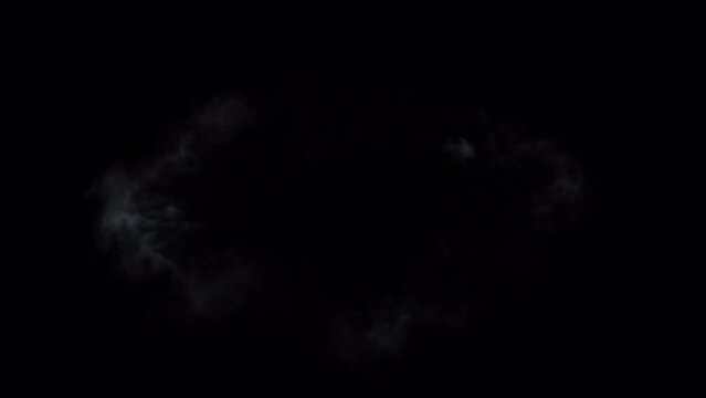 Blue Shockwave Explosion on the ground VFX Overlay with Alpha Channel 01