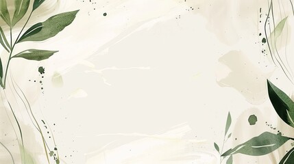 Minimalist invitation template