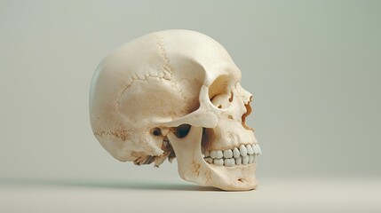 Skull concentrate softener, realistic, natural light, smooth textures