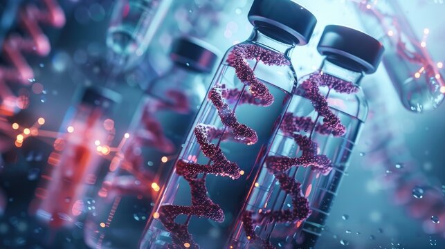 Immune protection through vaccines and genetics using vials