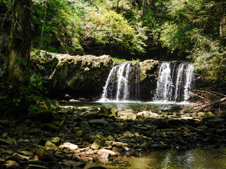 Waterfall on a North Carolina hiking trail