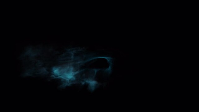 Blue Shockwave Explosion VFX Overlay on ground with Alpha Channel 10