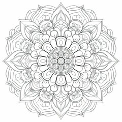 mandala coloring book