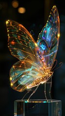 neon butterfly