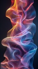 Naklejka premium nscale backgroundeon fractal background