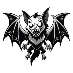 Halloween Bat  Vector illustration