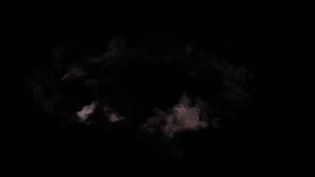 Fiery Shockwave Explosion VFX Overlay with Alpha Channel 12