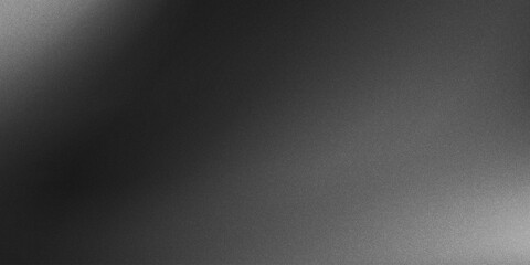 Grey gradient background, abstract black and white grain gradation texture, vector noise texture abstract background