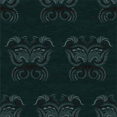 Ikat flower paisley embroidery, abstract floral motifs, embroidery floral motifs. designs for texture, fabric, clothing, wrapping, decoration, etc.