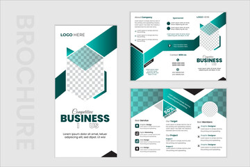Corporate trifold brochure template Modern Creative and Professional trifold brochure