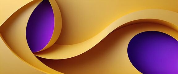 illustrazione con elementi geometrici fluidi a tema minimalista astratto contemporaneo