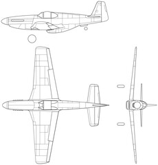 Fighter Jet, plane, Aircraft, 3 side view, blueprints, svg cut file, cnc cut file, engraving file, CNC router file, laser cutting, Cricut File, isolated, Engraving model