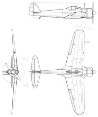 Fighter Jet, plane, Aircraft, 3 side view, blueprints, svg cut file, cnc cut file, engraving file, CNC router file, laser cutting, Cricut File, isolated, Engraving model