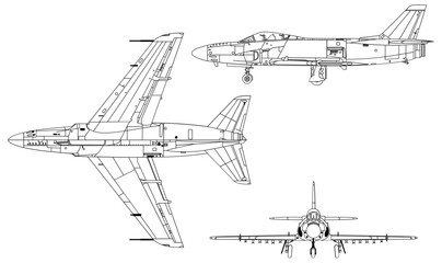 Fighter jet planes 3 view, blueprints, svg cut file, cnc cut file, engraving file, CNC router file, laser cutting, Cricut File, isolated, Engraving model