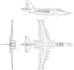 Fighter jet planes 3 view, blueprints, svg cut file, cnc cut file, engraving file, CNC router file, laser cutting, Cricut File, isolated, Engraving model