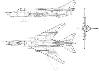 Fighter jet planes 3 view, blueprints, svg cut file, cnc cut file, engraving file, CNC router file, laser cutting, Cricut File, isolated, Engraving model