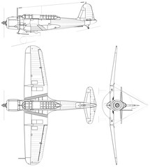 Fighter jet planes 3 view, blueprints, svg cut file, cnc cut file, engraving file, CNC router file, laser cutting, Cricut File, isolated, Engraving model
