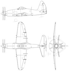 Fighter jet planes 3 view, blueprints, svg cut file, cnc cut file, engraving file, CNC router file, laser cutting, Cricut File, isolated, Engraving model